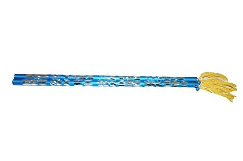 Trinkets Dandiya Handmade Blue Set of 2 Pcs Garba Dance Decorative Aluminium Material Navratri Sticks Art