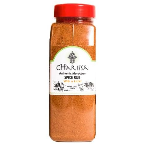 cHarissa Moroccan Style Dry Rub Seasoning, Spicy - 22 oz | Authentic Moroccan Flavor for Chefs