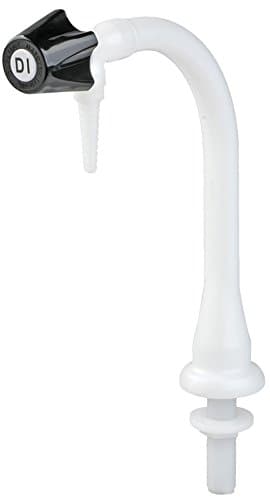 NAT Polypropylene Duraline (DL-DD-2) Deionized Water Laboratory Faucet, Metering Control Valve, Deck Mount