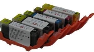 Kopyform Edible Ink Cartridges PGI-520, CLI-521 for Canon Printer Models IP3600 : IP4600
