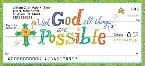 The Bradford Exchange Personal Checks | Top Tear Printed Personal Checks with The Inspirational Bible Verses | Words of Faith | 2 Box Checks Personal Duplicates / 200 Checks (4 Scenes)