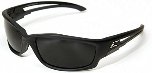 Edge Safety Eyewear Kazbek Polarized-Black/Smoke Lens with Gasket GTSK216