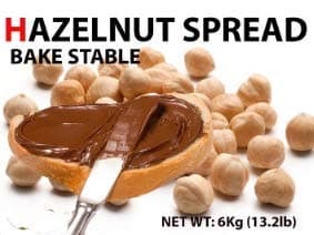 Hazelnut Spread chocolate - Bake Stable 6kg/13.2lb