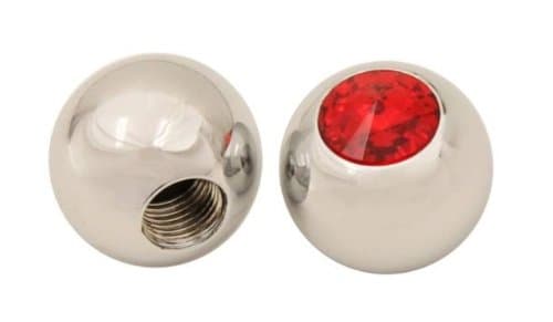 Nirve Red Crystal Vavle Caps