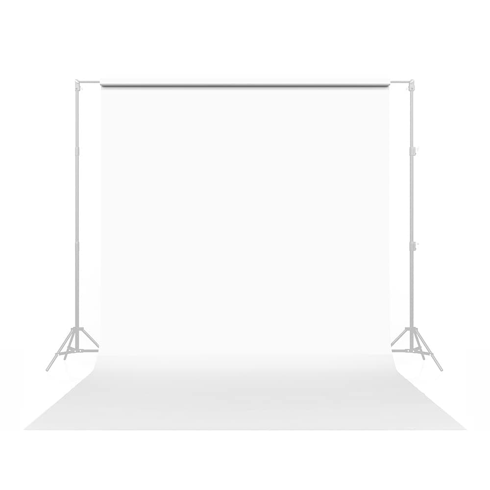 Savage Seamless Paper Photography Backdrop - #66 Pure White (107 in x 36 ft) Made in USA