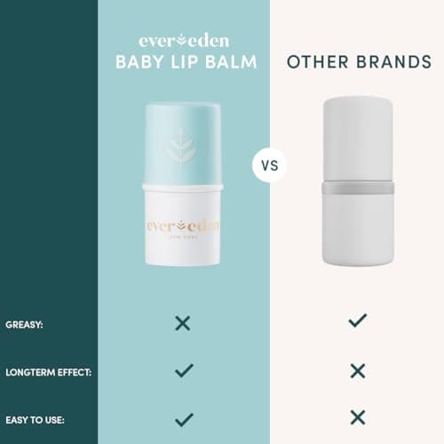 Evereden Baby Lip Balm, 0.13 oz | Clean and Natural Baby Care | Non-toxic and Fragrance Free Baby Skincare