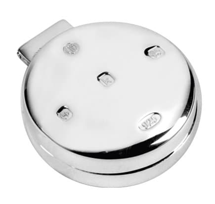 Compass in Sterling Silver case. Visible Hallmarks for the keen walker.