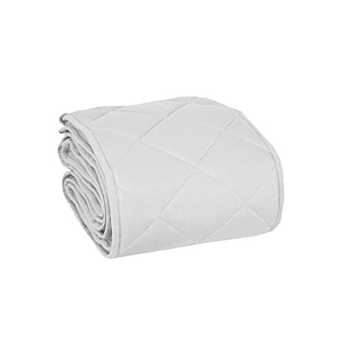 Effiki Extra Long Quilted Crib Bumper, Grey, 60 x 120 cm