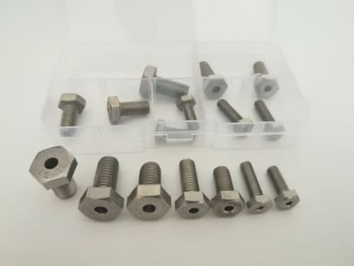 16pcs M6 M8 M10 Stainless Steel Hex Hollow Screws Lamp Threading Bolts Hexagonal Screw Assortment Set