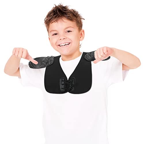 2 Sets Sports Kids Football Shoulder Pads Costume Sports Shoulder Pads for Kids Lightweight Dress Up Shoulder Pads for Youth Halloween Football Costumes