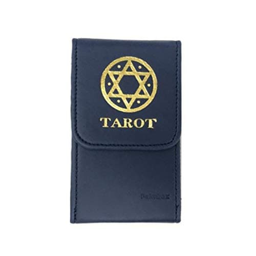 yangerous Tarot Storage Box,Double Leather Collection Board Game Card Box,Portable Artist Organizer