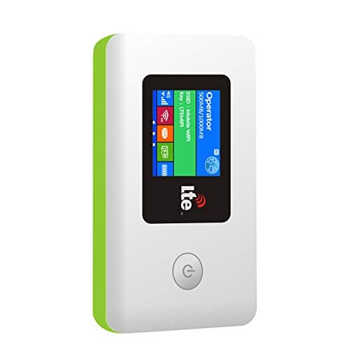 Portable Mobile WiFi Router, 100Mbps High Speed Mobile 4G LTE CPE Unlocks Wireless Travel Router with SIM Card Slot Supports FDD LTE B2 / B4 / B5 / B7 (US Version)