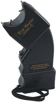 Stun Master Stun Gun 300,000 Volts Curved///Note: Stun Guns cannot be shipped to the following states: NY, MA, MI, NJ, RI, WI, IL, HI ,CT