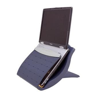 Built-in 4-port USB 2.0 Desktop Laptop Holder in Blue