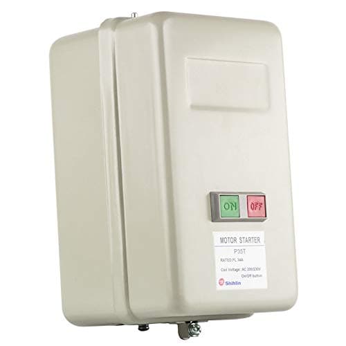 New Magnetic Motor Starter Control 5hp 1ph 230V definite purpose 28 amp w/ push button on/off