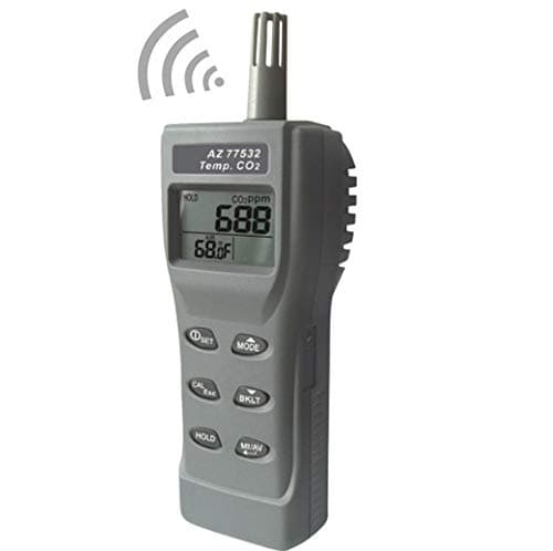 Indoor Air Quality Meter Handheld CO2 Temp Tester Gas Analyzers AZ77532