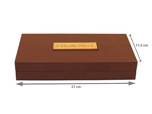 Sai Amrut Gifts Wooden Shirdi Sai Baba Idol Gift Box for Birthday, Office Party & Best Occasions (Samadhi Mandir, Gold, Standard Size)