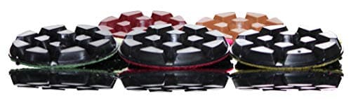 floor polishing pads diamond polisher set for marble concrete floor polishing - Set of 5 pads by Stadea