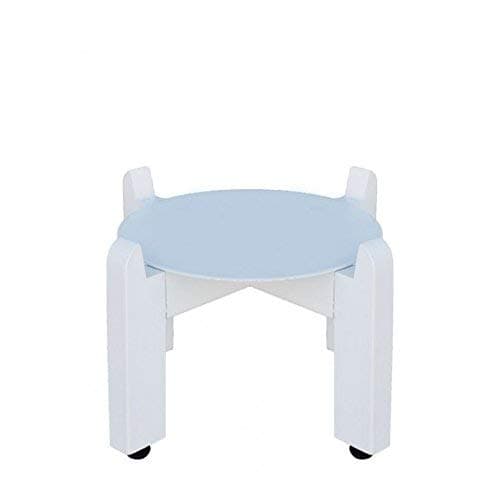 White Counter Wood Stand