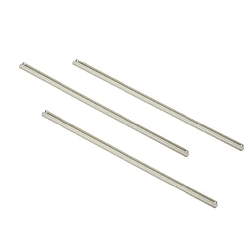 Smart Shelter Designer Metal Wall Shelf/Stand, Photo Frame, Book Showcase, Photo Album Shelf for Kitchen, Kids/Living Room, for CD Book/Display Storage(100 cm Long) (Set of 3, White)