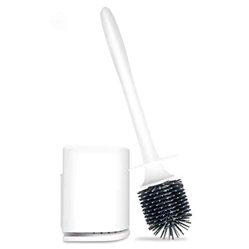 ZGJT Toilet Brush,toilet brushes and Holders Upgraded Modern Design with Clean Silicone Toilet Brush,Bathroom Toilet Bowl Brush Set,Quick Drying Holder kit