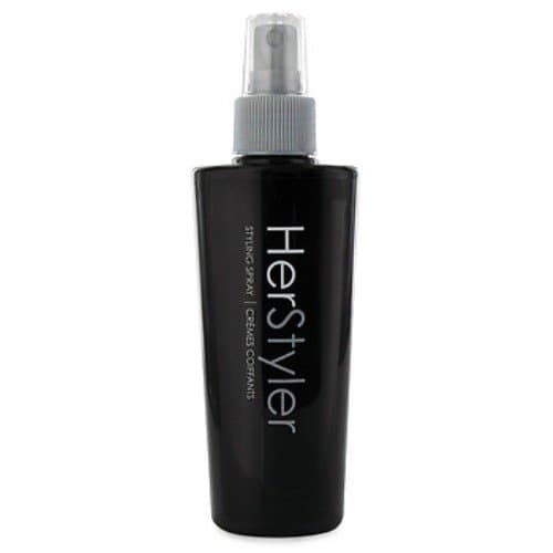 HerStyler Fusion Flatiron 1.5 inch Hair Straightener with FREE 140mL HerStyler Styling Spray with Argan Oil (Pink)