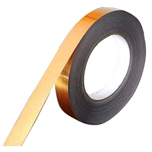 50 Meter Gold -Adhesive Waterproof Tile Wall Tile Space Sealing Tape Strip Joints Beauty Home Decor