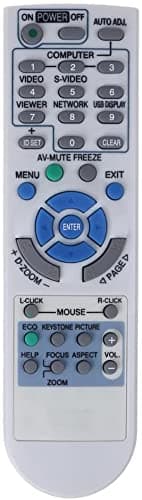 ESolidRD-450C/RD-448E/RD-443E Replacement Remote Control for NEC Projector LT150Z, LT170, LT180, LT180+, LT220, M230X, M230X+, M230XG, M260W, M260W+, NP100, NP110, NP110+, NP115, NP115+ and More