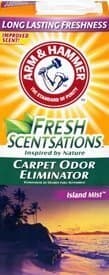 4SGM Arm & Hammer Fresh Sensations Island Mist Carpet Odor Eliminator 18 Oz (3 Pack) Detergent, Multi