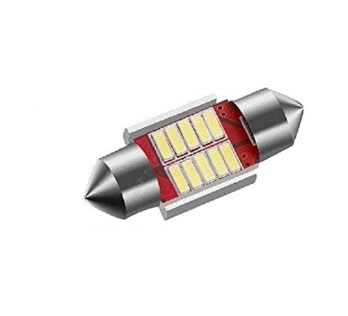 CLOUDSALE ; Your Store. Your Place 10 LED No Polarity Canbus C5W 31Mm Festoon Bulb for Dome, Reading, License Plate (White)