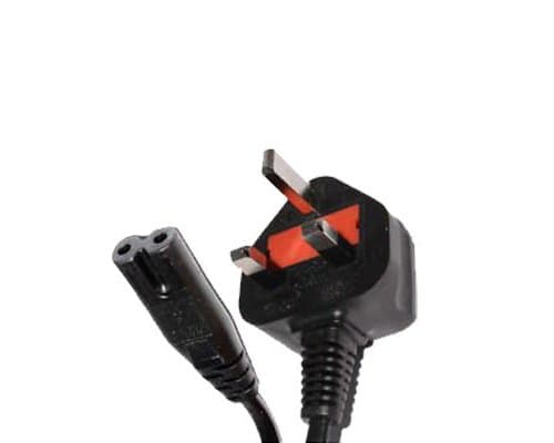 1.5m Figure 8 C7 UK Mains 240V Power Lead Cable for Sky HD Box, Laptops, PS2 PS3 Game Consoles