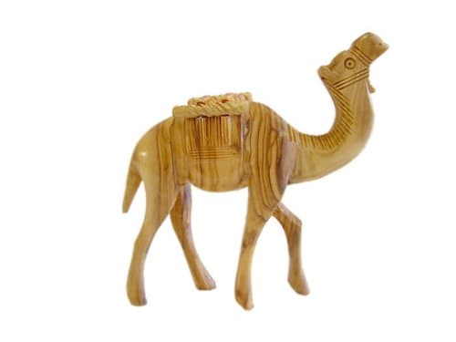 Holy Land ImportsOlive Wood Camel Intricate Work (4" H)