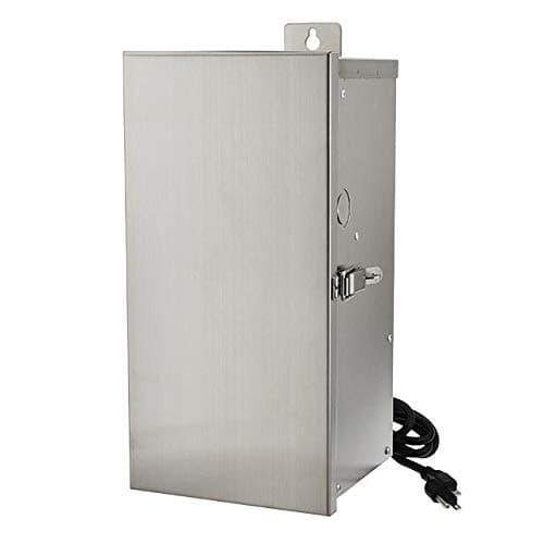 MarsLG300-Watt Low Voltage Multi-Tap (12V/13V/14V/15V) Stainless Steel Landscape Lighting Transformer, ETL-Listed, 3289-12V