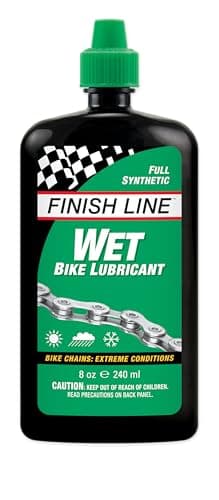 Finish Line Wet Bike Lubricant Squeeze Bottle, 8 oz.