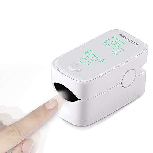 Huitrady Fingertip Medical Pulse Oximeter,Multi-Directional Display, Blood Oxygen Heart Rate, Infrared Measurement, Suitable for Fitess,Special situations are Most Important for Their own Safety