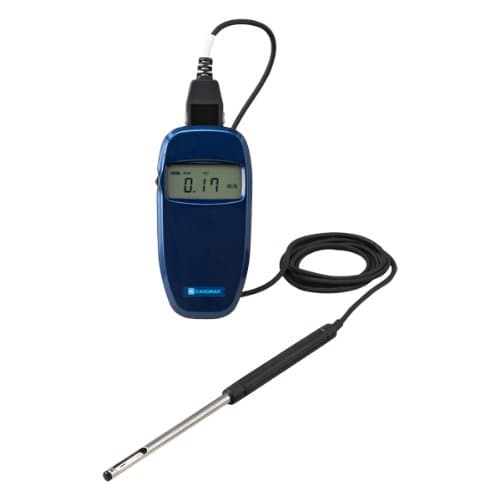 Kanomax 6006-0E Anemomaster Lite Compact and Lightweight Hotwire Anemometer, 41 to 104 Degrees F Operating Temperature, 2.4" Width x 4.7" Height x 1.2" Depth