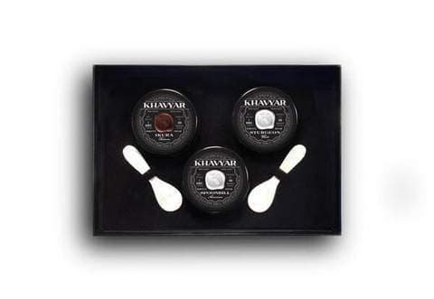 Caviar Gift Set by Khavyar || Classic Domestic Triple (1oz each)