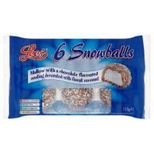 Lees Snowballs 6 Pack 110G