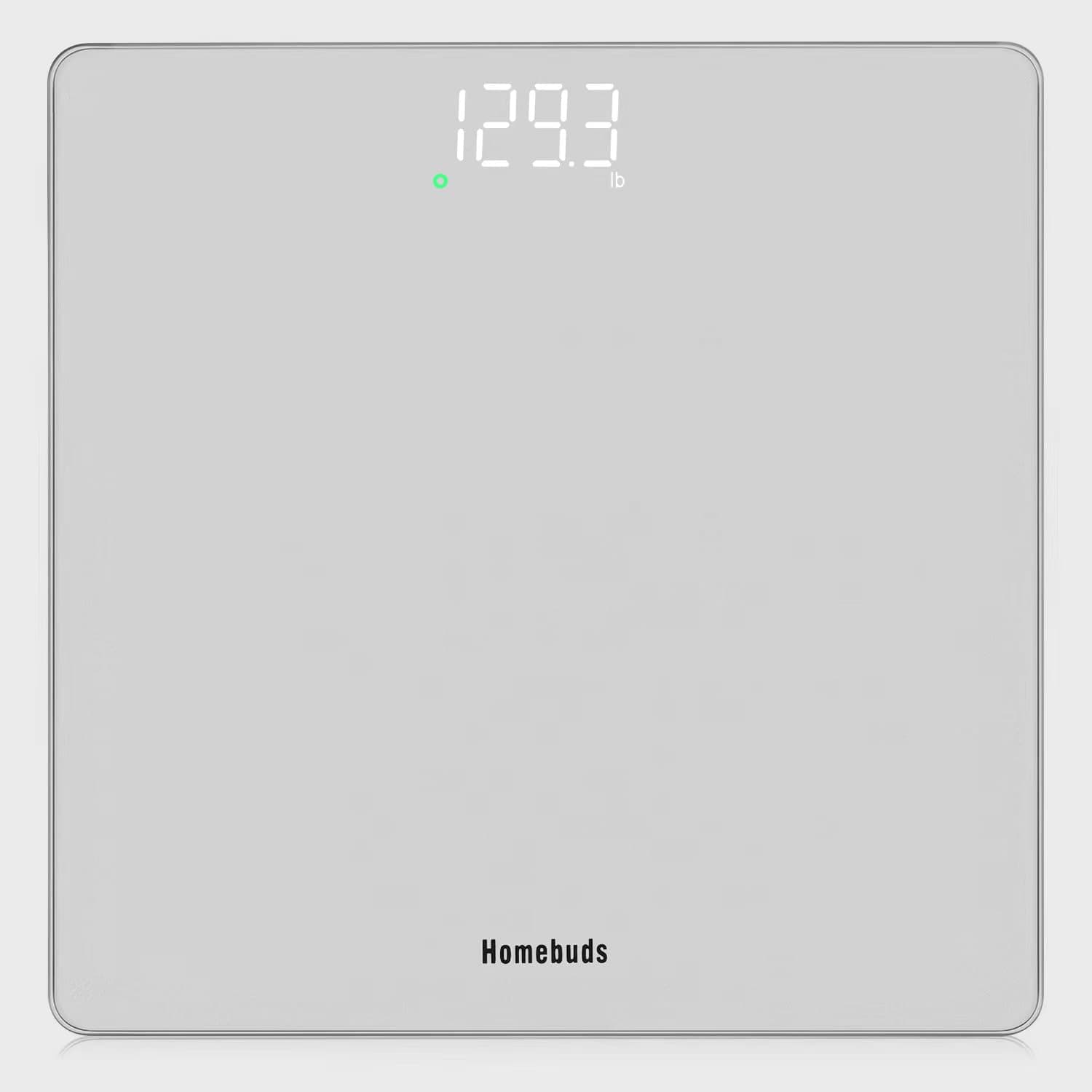 Bathroom Scale for Body Weight, Precision 0.1lb by Our Professional Factory Since 2001, Weight Scale LED Display and Step-On, 3*AAA Batteries Included, 400lb/182kg, Silver