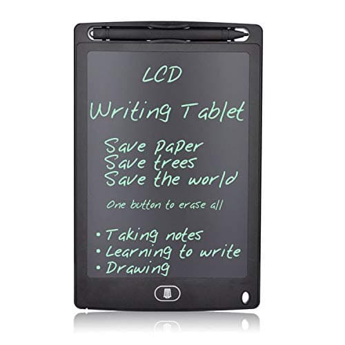 Mordely 8.5" Electronic Digital LCD Handwriting Writing Tablet Paperless Notepad Electronic Drawing Board Writing Pad (Black)