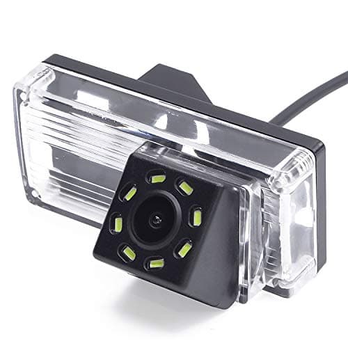 LEDs Car Rear View Camera for Toyota Reiz/Mark X MarkX/Toyota Prius/Toyota Land Cruiser LC100 LC120 LC200 Prado & HD CCD Night Vision Waterproof and Shockproof Reversing Backup Camera (8 LED)