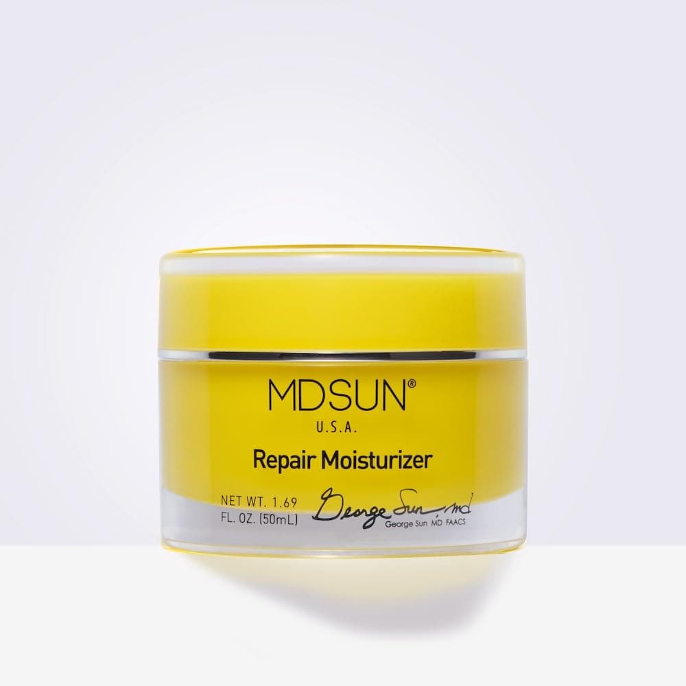 Repair Moisturizer, Face Moisturizer with DNA, E. Coli, Vitamin C & B6, ALA, for Anti-aging, Wrinkles, Fine Lines, Repair Skin Cells, Brighten Skin, Antioxidant, Against Free Radicals & SPF 50mL