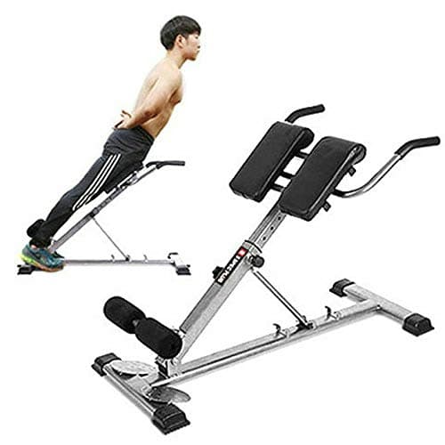 HULKWHEELS Bench Roman Chair Back Hyperextension Adjustable AB Bench Hyperextension Exercise Hyper Bench Strength Training Back Machines