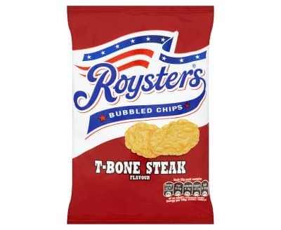 Roysters Bubbled Chips T-Bone Steak Flavour (28g x 28)