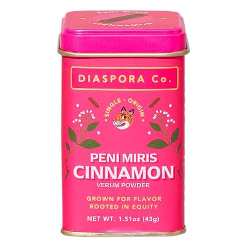 Diaspora Spice Co. Peni Miris Cinnamon | Single-Origin True Cinnamon (Verum) Powder | 43g Tin