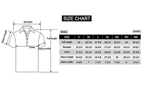 Doublju Mens V-Neck T-shirts with Long Sleeve BROWN (US-S)