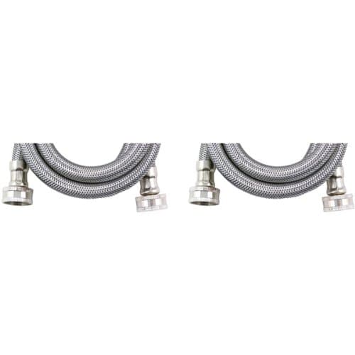 WMS4-2PK Braided Stainless Steel Washing Machine Connector, 2 pk (WMS4-2PK-C003136)
