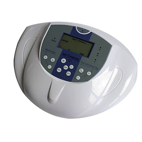 Detox Machine B01 Detox Foot Spa Ionic Foot Massage Ion Cleanse Ionic Foot Care Tool with Infrared Belt and TENS Pads Aluminum Case by DHL