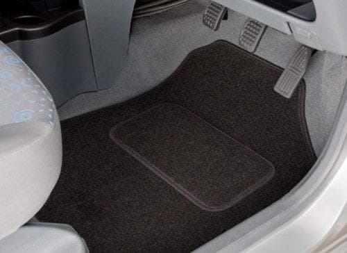 Honda Prelude 1992-1996 Custom Fit Taliored Prestige Car Mats Set Amazing Quality Black Carpet with Black Trim