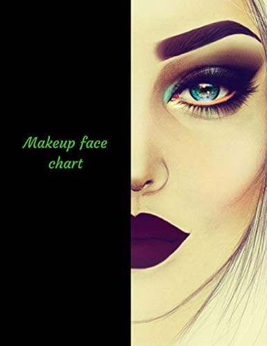 Makeup Face Chart: A Blank Makeup Portfolio Workbook